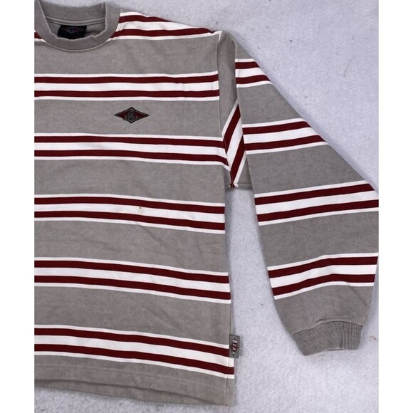 Bear SURF Boards Size Large Sweat Shirt Stripes Logo 1990's  Vintage Y2K FLAWS - Picture 11 of 15